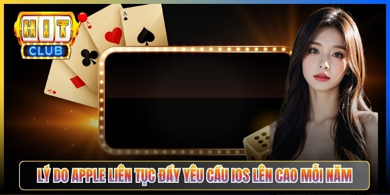 Lý do Apple liên tục đẩy yêu cầu iOS lên cao mỗi năm