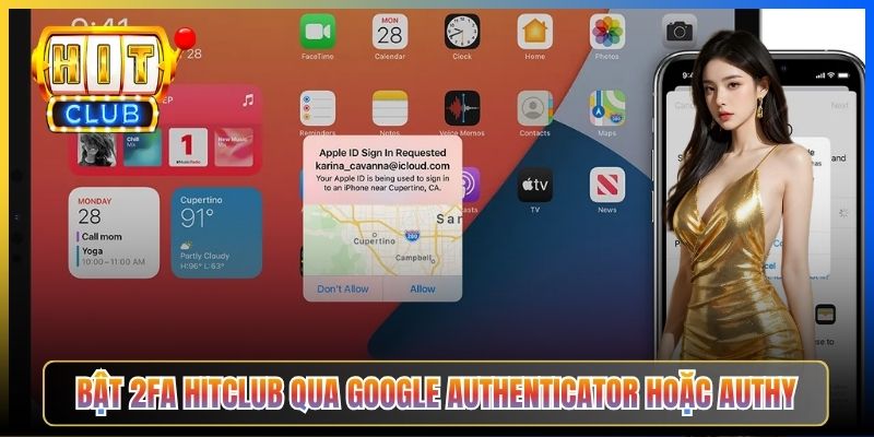 Bật 2FA Hitclub qua Google Authenticator hoặc Authy